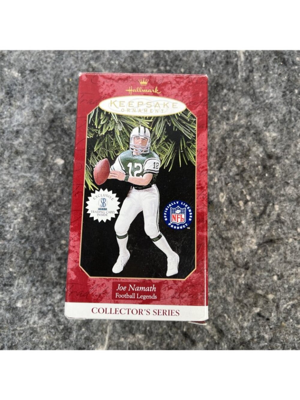 1995 Hallmark Christmas Ornament Football Legends Joe Namath #12 New York Jets - Picture 11 of 16